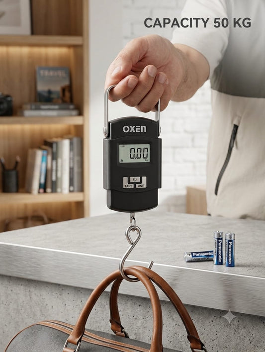 OXEN Portable Digital Hanging Scale (50kg Capacity)